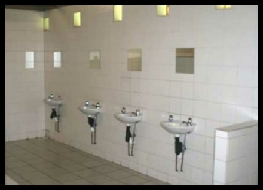 Restroom for truck drivers